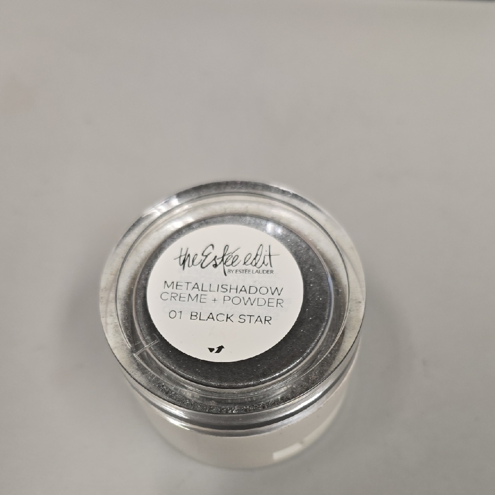 Estee Edit Metallishadow Creme + Powder in 01 Black Star EXTREMELY RARE! used 1x